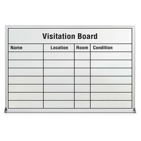 United Visual Products Corkboard, Fabric, Gold/Lime, 3 Door, 72x48" UV307-GOLD-KEYLIME